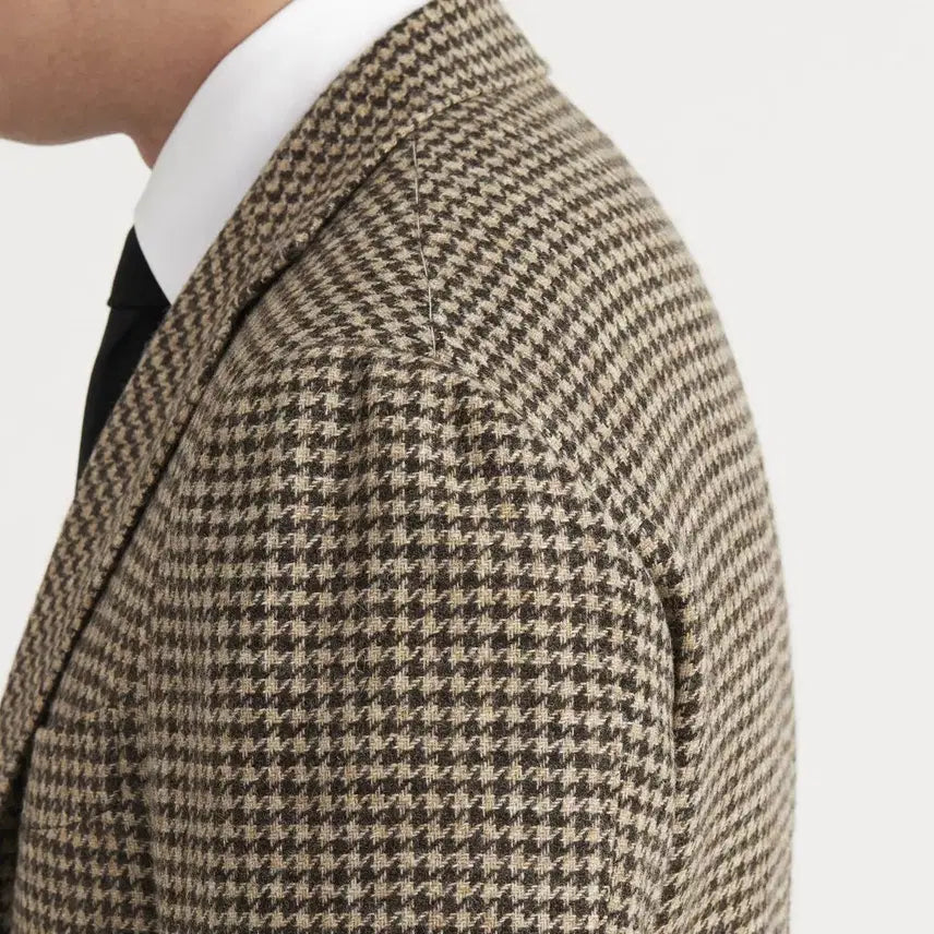 [BUNJANG] Ring Jacket Houndstooth Check Sports Coat / 링자켓 하운드투스 체크 자켓 48 링마에 등급