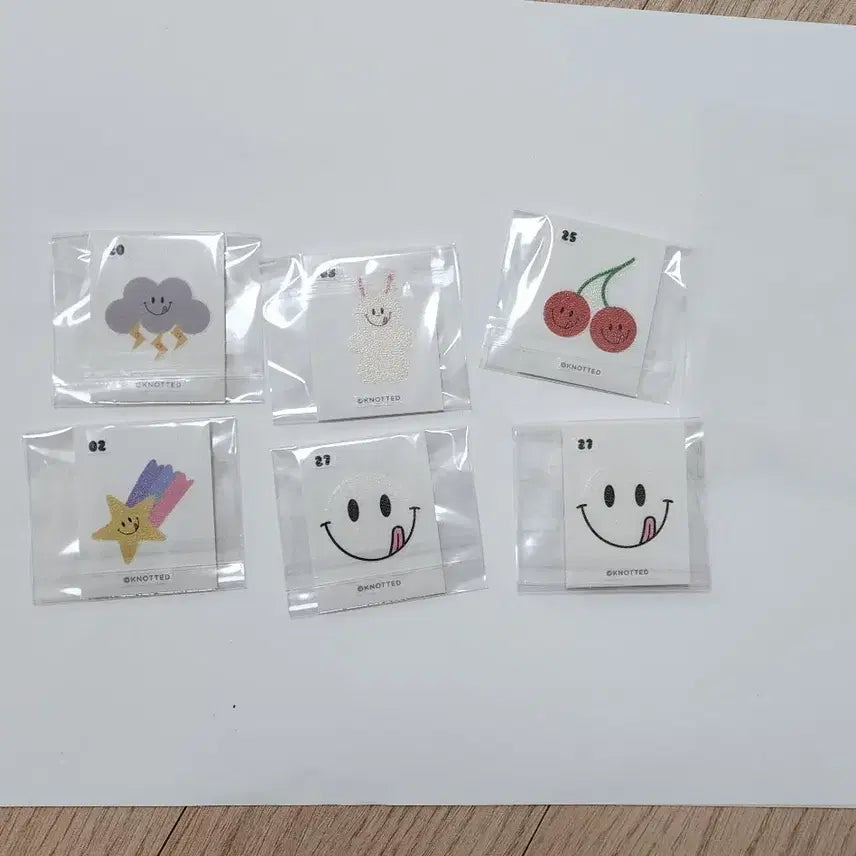 [BUNJANG] Notive Sticker 6-Piece Bundle Set / 노티브 띠부씰 6장일괄