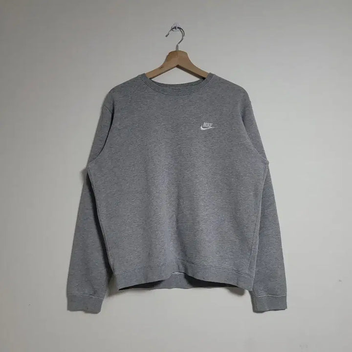 [BUNJANG] Nike Swoosh Sweatshirt (Gray, L) / (L) NIKE 나이키 스우시 맨투맨 그레이 약기모