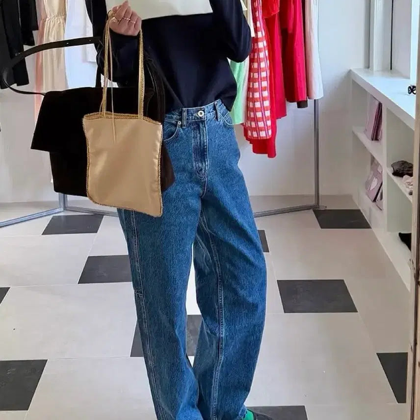 [BUNJANG] Tenue de Nîmes Vintage Blue Denim Jeans / 테누브 빈티지 블루 데님 s