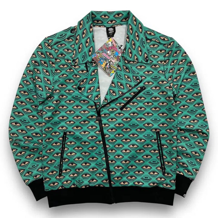 [BUNJANG] Sakun Punk One-Eyed Monster Rider Jacket / 펑크 사쿤 외눈박이 몬스터 데드스탁 라이더자켓