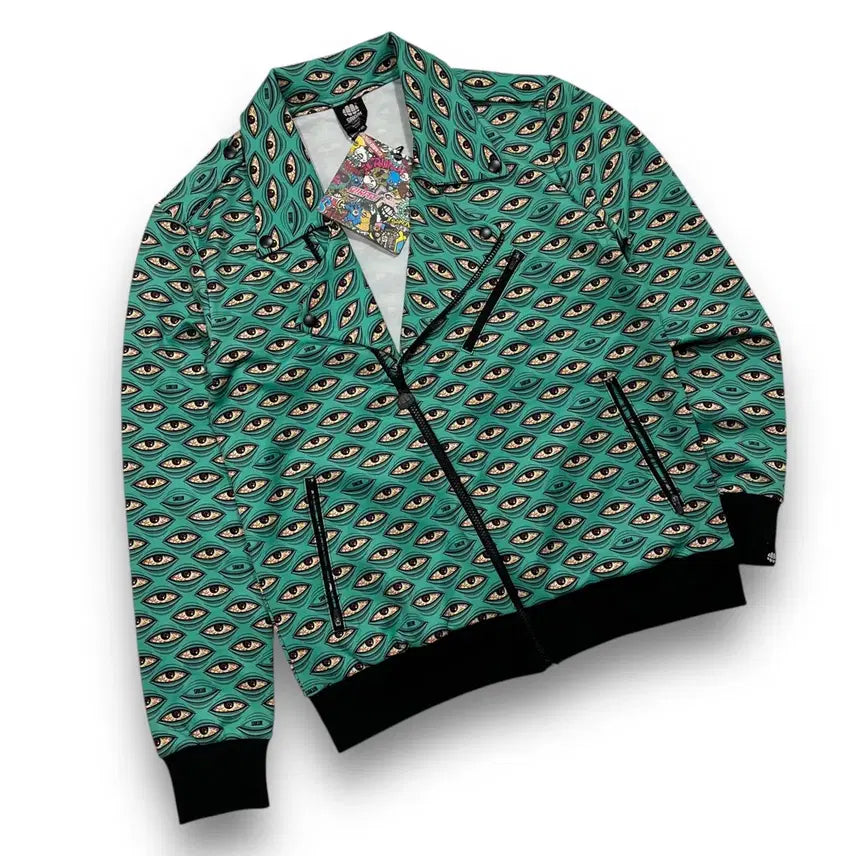 [BUNJANG] Sakun Punk One-Eyed Monster Rider Jacket / 펑크 사쿤 외눈박이 몬스터 데드스탁 라이더자켓