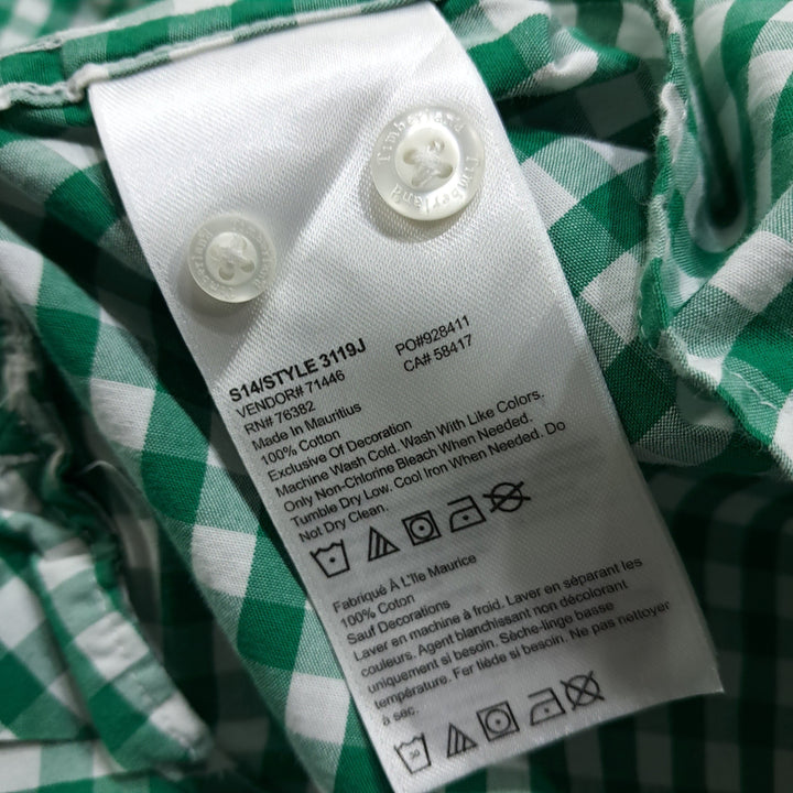 [BUNJANG] Timberland Classic Gingham Check Shirt / CL730 XL 팀버랜드 클래식 깅엄체크 그린 셔츠 남방