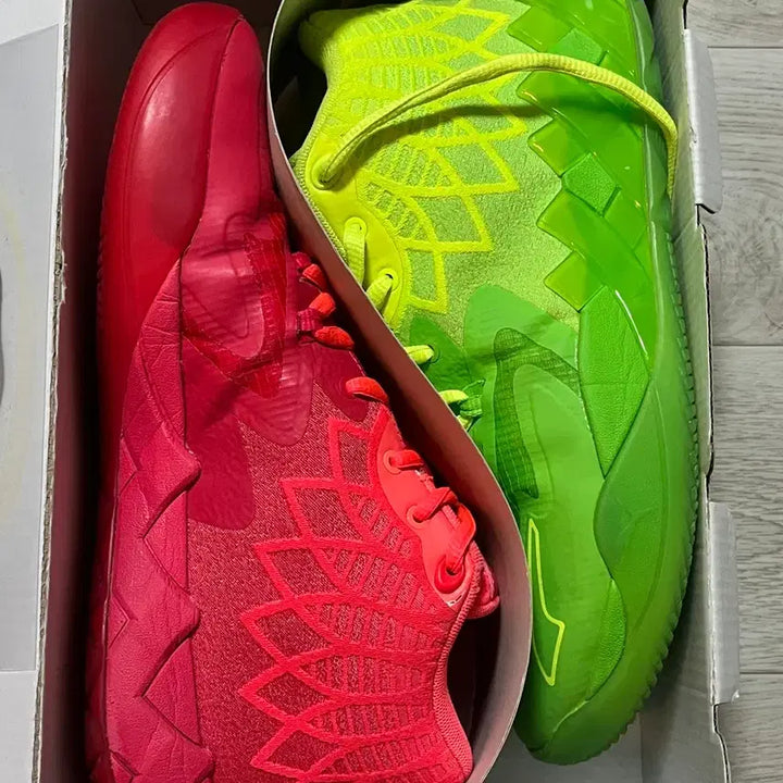 [BUNJANG] MB01 Rick and Morty Basketball Shoes / MB01 릭앤모티 265 / 민트급