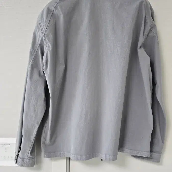 [BUNJANG] Il Corso Garment-Dyed Two Pocket Zip-Up Shirt Jacket / 일꼬르소 가먼트다잉 투 포켓 집업 셔켓 오버셔츠