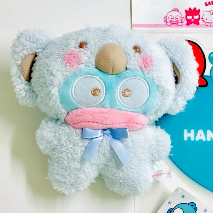 [BUNJANG] Sanrio Hangyodon Koala Mascot + Fan / 산리오 한교동 코알라 마스코트 (페일민트) + 부채