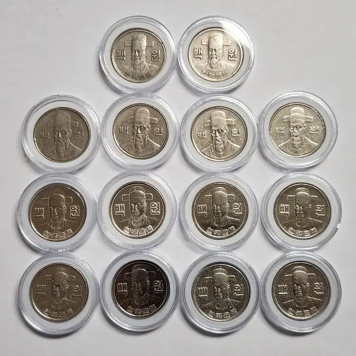 [BUNJANG] Korean 100 Won Coins Bundle Set / 특년도100원 70년.71년.72년