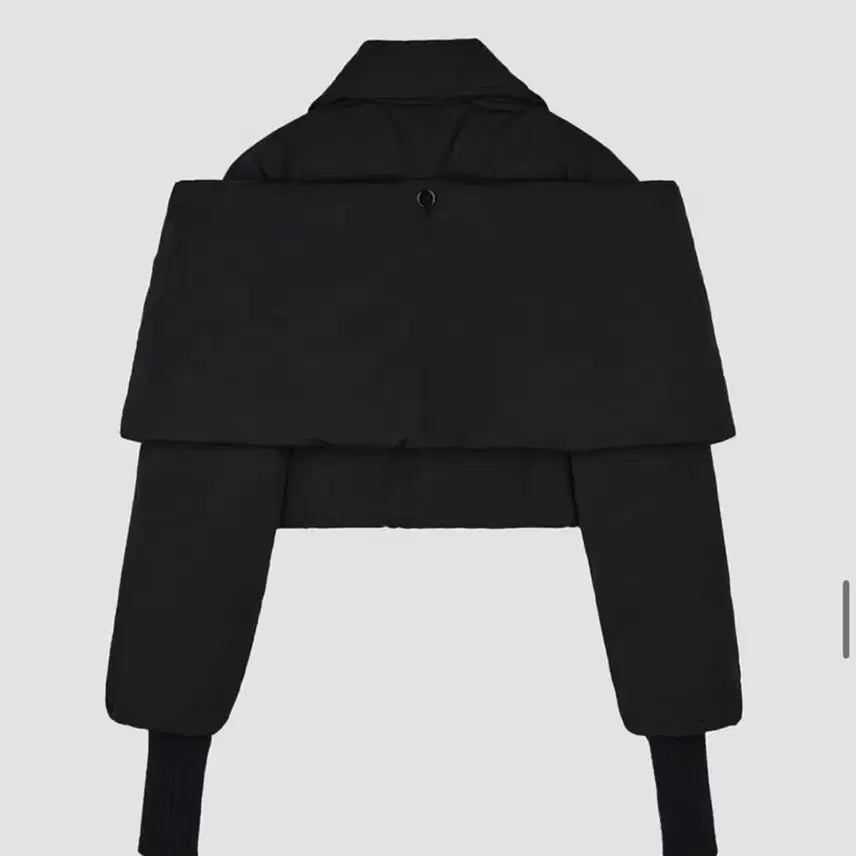 [BUNJANG] RECTO Shawl Detail Crop Down Jumper / RECTO/SHAWL DETAIL CROP DOWN JUMPER