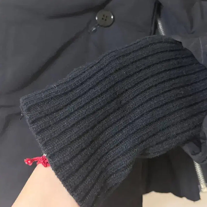 [BUNJANG] RECTO Shawl Detail Crop Down Jumper / RECTO/SHAWL DETAIL CROP DOWN JUMPER