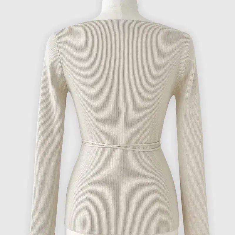 [BUNJANG] The J. Soo Taupe Collar Knit / 더제이수 토프 카라 니트