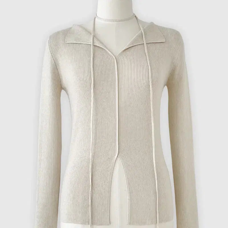[BUNJANG] The J. Soo Taupe Collar Knit / 더제이수 토프 카라 니트