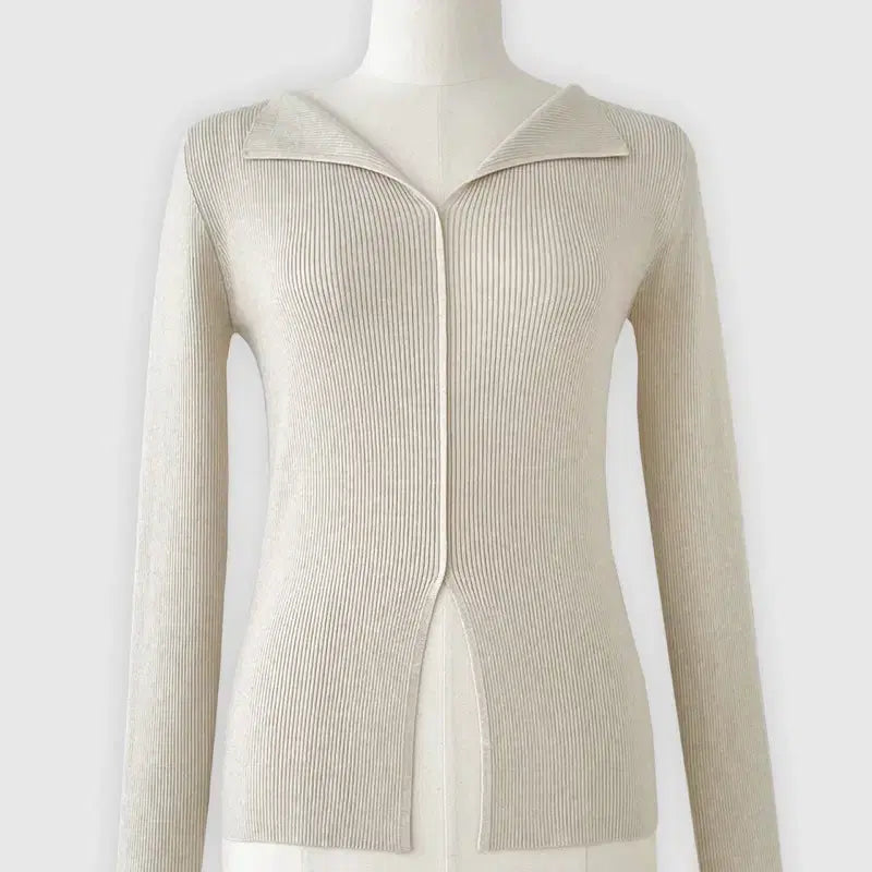 [BUNJANG] The J. Soo Taupe Collar Knit / 더제이수 토프 카라 니트