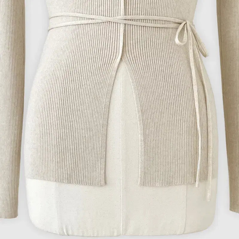 [BUNJANG] The J. Soo Taupe Collar Knit / 더제이수 토프 카라 니트