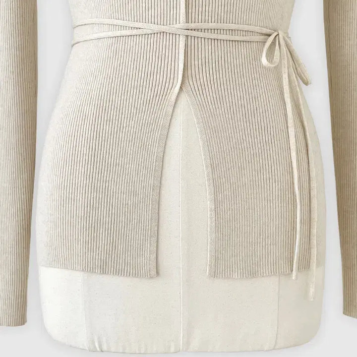 [BUNJANG] The J. Soo Taupe Collar Knit / 더제이수 토프 카라 니트