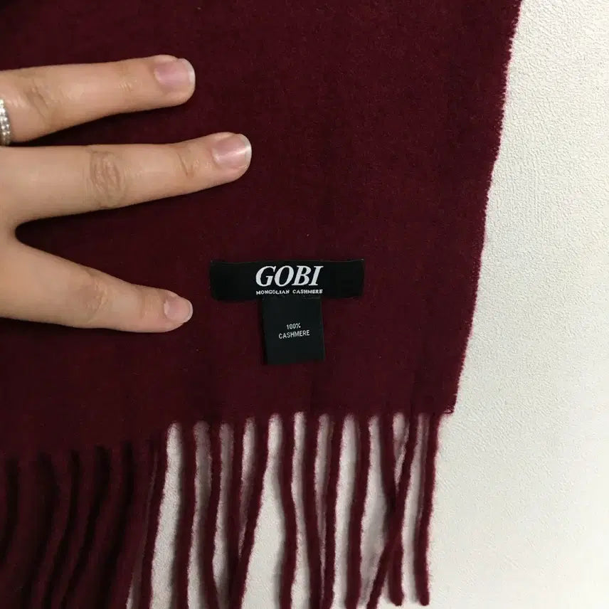 [SOLD OUT] GOBI 고비 캐시미어 100 목도리 머플러