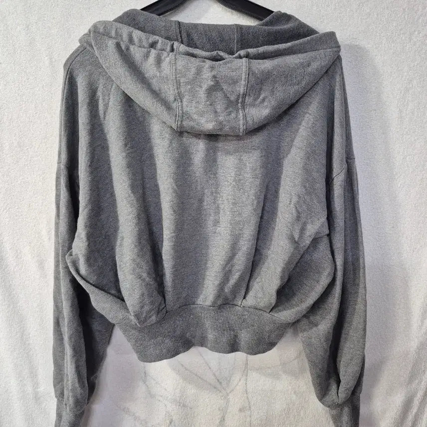 [BUNJANG] Xexymix Gray Cropped Hooded Zip-up (S) - Vintage / {만원빈티지}(S) 젝시믹스 여성 기모 회색 크롭 후드집업