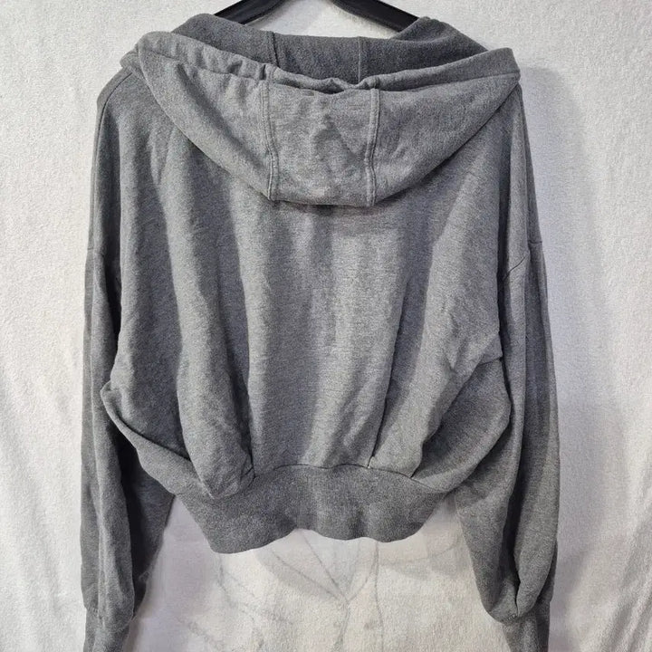 [BUNJANG] Xexymix Gray Cropped Hooded Zip-up (S) - Vintage / {만원빈티지}(S) 젝시믹스 여성 기모 회색 크롭 후드집업