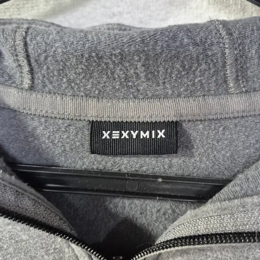[BUNJANG] Xexymix Gray Cropped Hooded Zip-up (S) - Vintage / {만원빈티지}(S) 젝시믹스 여성 기모 회색 크롭 후드집업