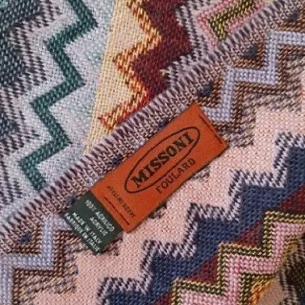 [BUNJANG] MISSONI Angela Missoni Knit Scarf / 명품 미쏘니(MISSONI 정품)색채의 마술 안젤라미소니만의 독특한 매력
