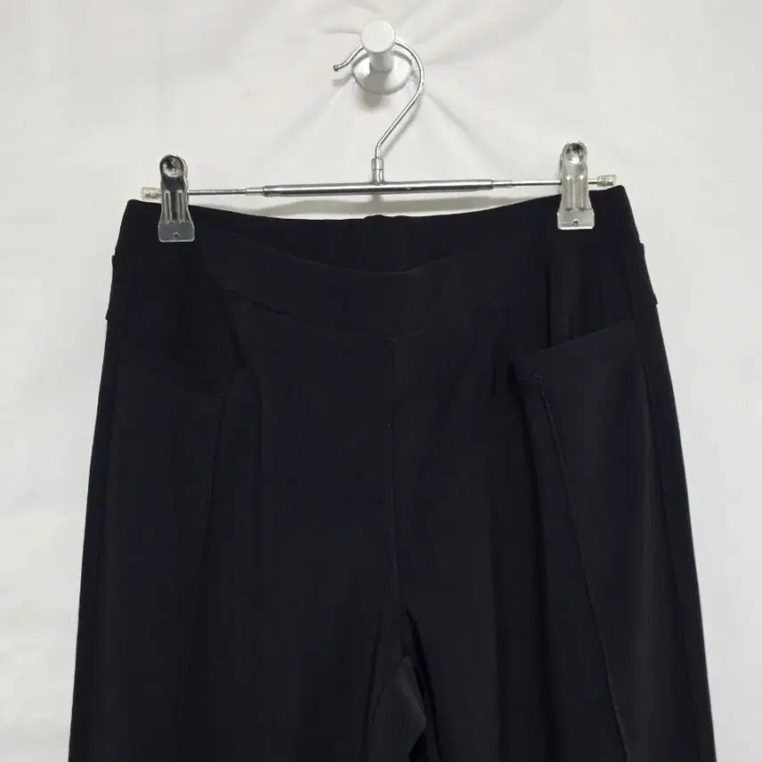 [BUNJANG] Black Slit Slacks Leggings Pants - Women&