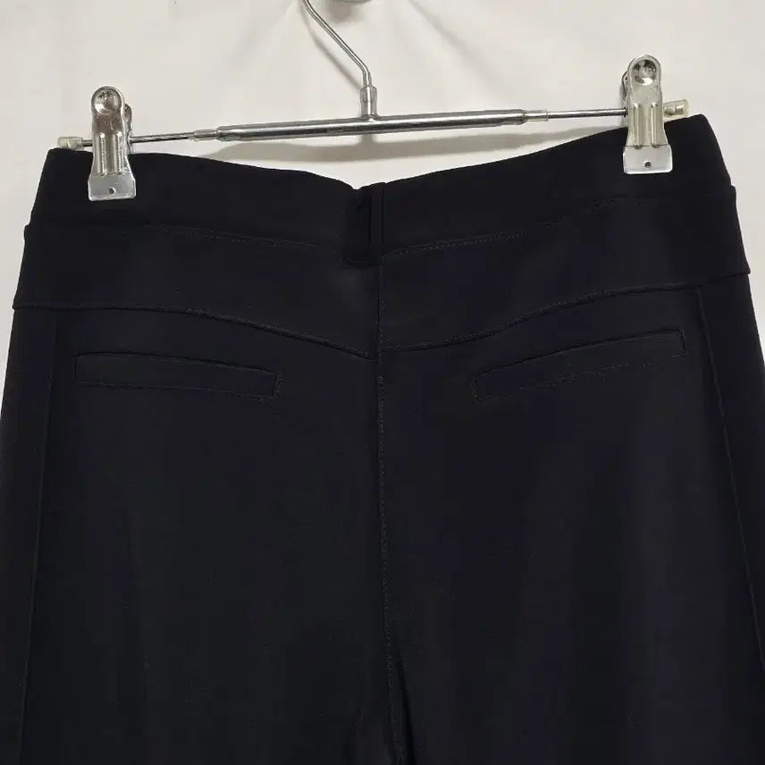[BUNJANG] Black Slit Slacks Leggings Pants - Women&