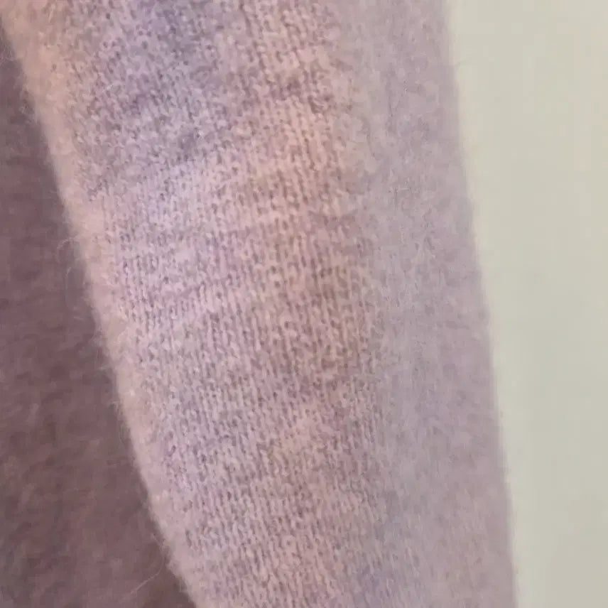 [BUNJANG] Sisley Angora Puff Cardigan Lavender / Sisley 앙고라퍼프 가디건 라벤더
