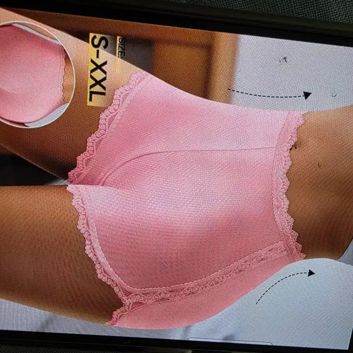 [BUNJANG] Pink Lace Panties / 레이스 핑크 팬티