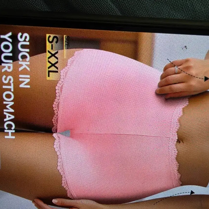 [BUNJANG] Pink Lace Panties / 레이스 핑크 팬티