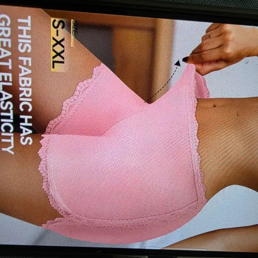 [BUNJANG] Pink Lace Panties / 레이스 핑크 팬티
