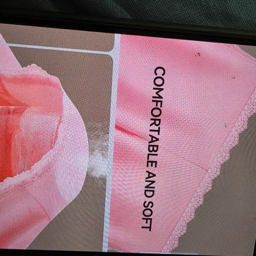 [BUNJANG] Pink Lace Panties / 레이스 핑크 팬티