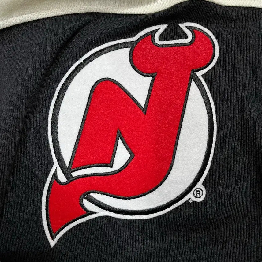[BUNJANG] Starter 90s NHL New Jersey Devils Long Sleeve Jersey / 스타터 90s NHL 뉴저지 데빌스 올드스쿨 긴팔 져지
