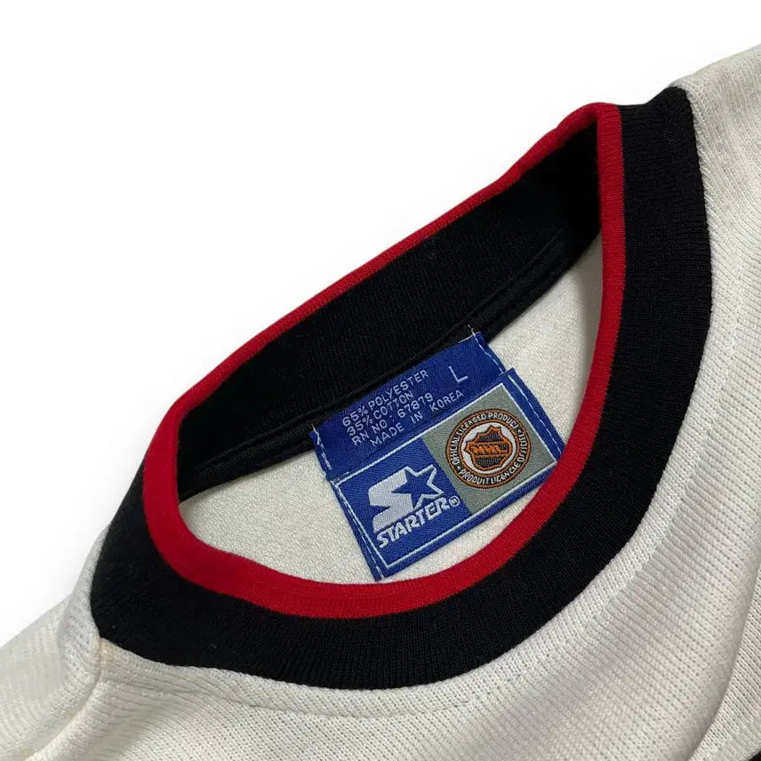 [BUNJANG] Starter 90s NHL New Jersey Devils Long Sleeve Jersey / 스타터 90s NHL 뉴저지 데빌스 올드스쿨 긴팔 져지