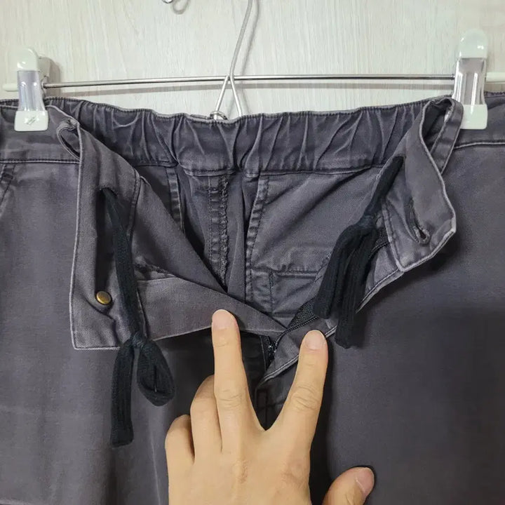 [BUNJANG] NAU USA Washed Black Cargo Jogger Pants / NAU USA 워시드 블랙 카고 조거 팬츠