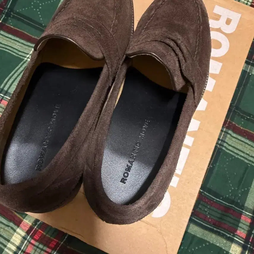 [BUNJANG] Romantic Move Suede Loafer Brown 260mm / 로맨틱무브 스웨이드 로퍼 브라운 260mm