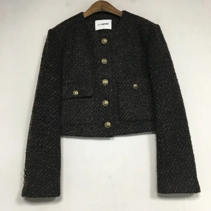 [SOLD OUT] 조이그라이슨 수지 트위드 크롭 자켓 1