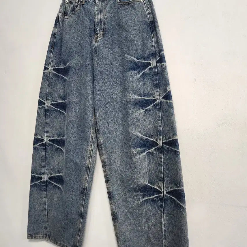 [SOLD OUT] AVAN벌룬와이드 데님팬츠25~26개성