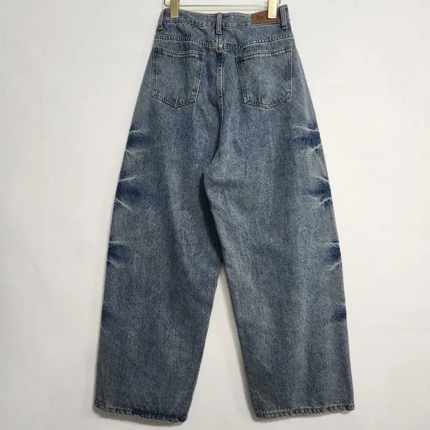 [SOLD OUT] AVAN벌룬와이드 데님팬츠25~26개성