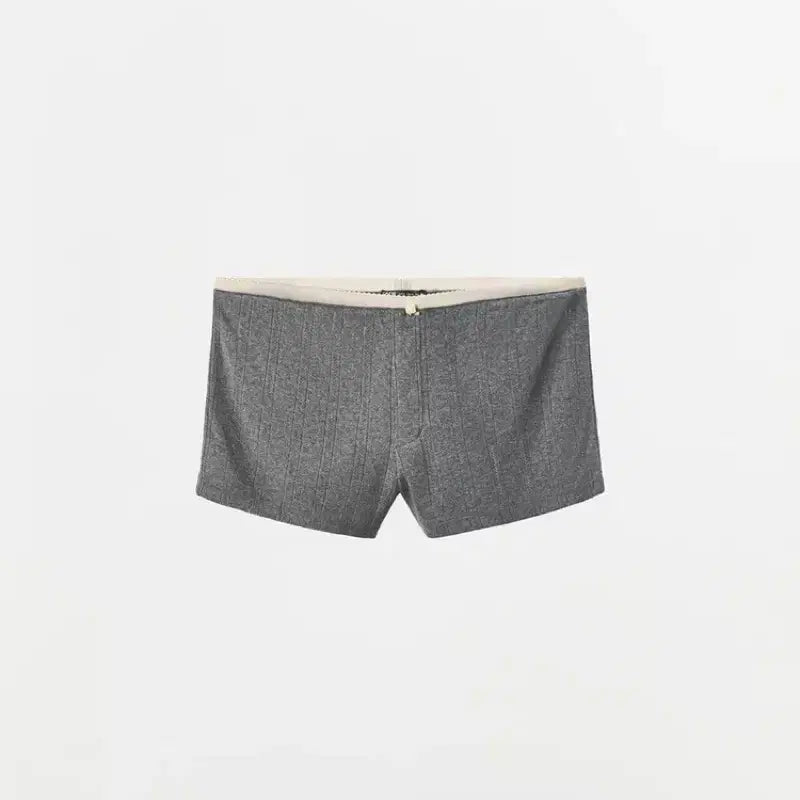 [BUNJANG] ZARA Floral Pointelle Shorts / 자라 플로럴 포인텔 쇼츠 그레이