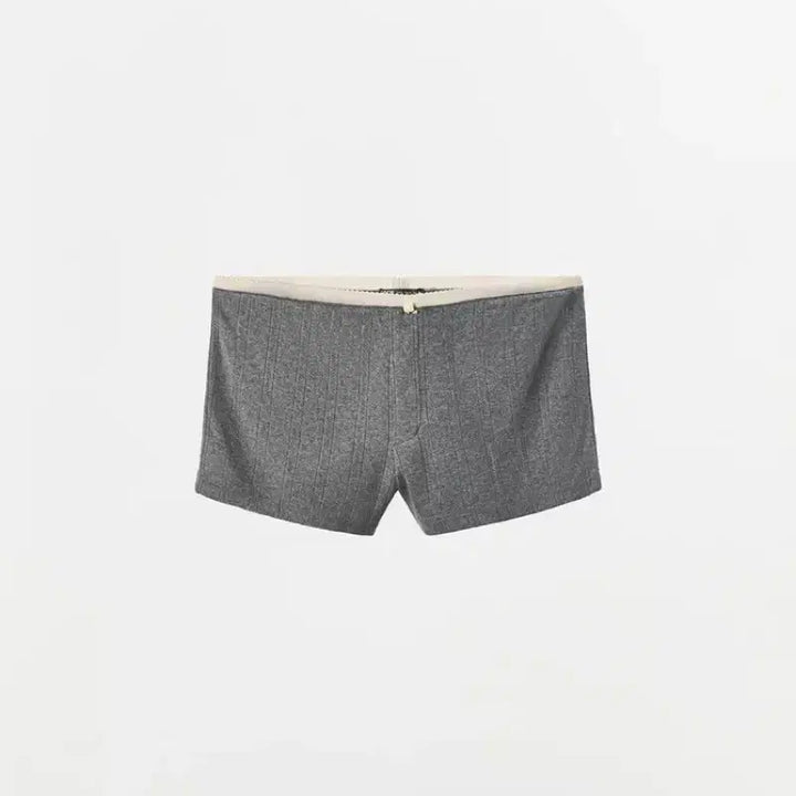 [BUNJANG] ZARA Floral Pointelle Shorts / 자라 플로럴 포인텔 쇼츠 그레이