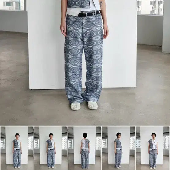[BUNJANG] 0tape DETAIL JACQUARD Pants / 0tape - DETAIL JACQUARD PANTS