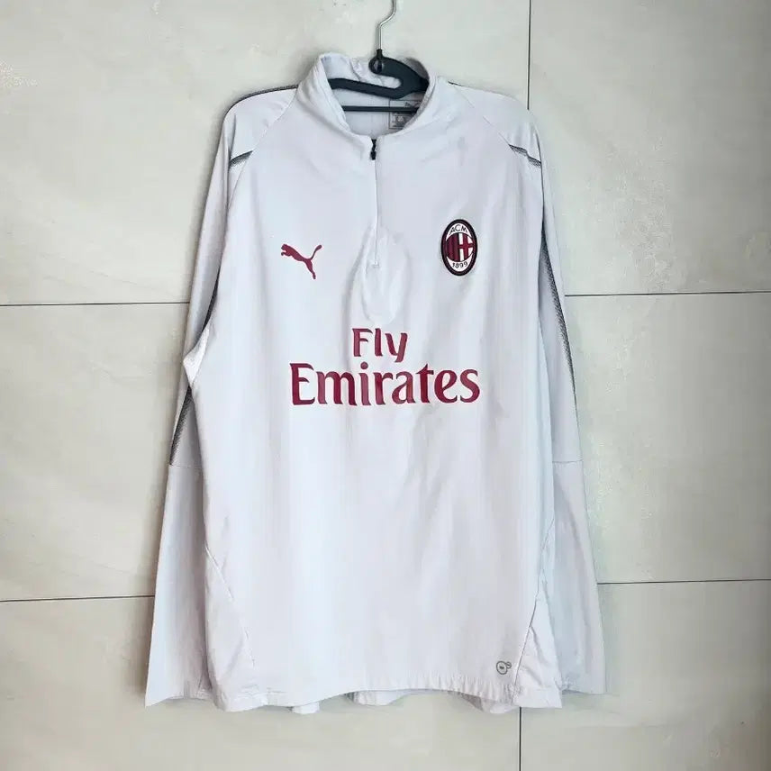 [BUNJANG] Puma AC Milan Training Pullover Jacket Jersey [XL] / 해외판 푸마 AC밀란 트레이닝 풀오버 자켓 져지 [XL]