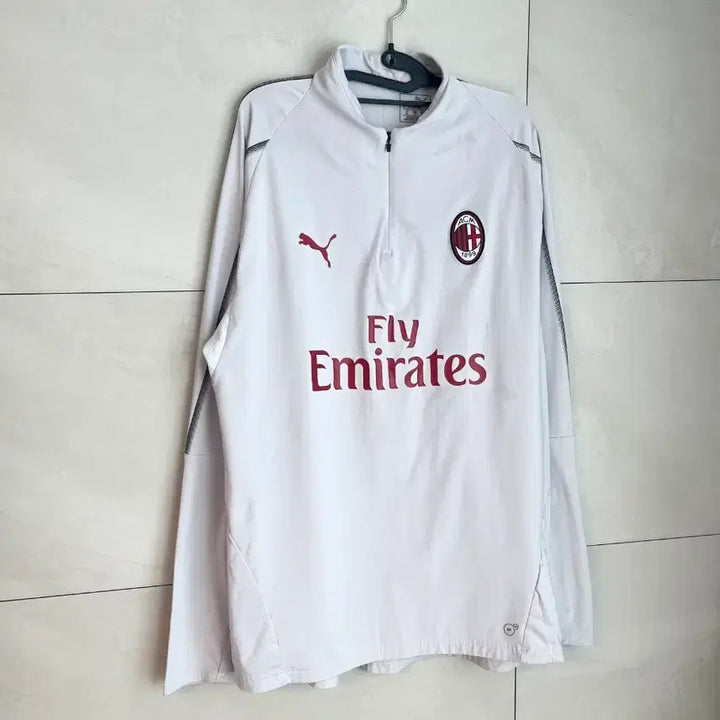 [BUNJANG] Puma AC Milan Training Pullover Jacket Jersey [XL] / 해외판 푸마 AC밀란 트레이닝 풀오버 자켓 져지 [XL]