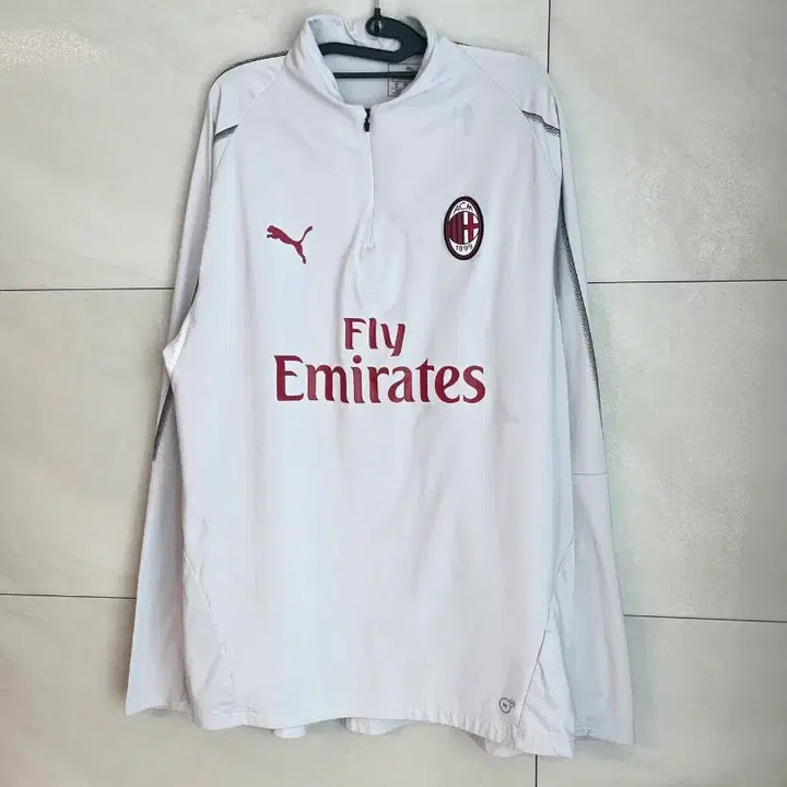 [BUNJANG] Puma AC Milan Training Pullover Jacket Jersey [XL] / 해외판 푸마 AC밀란 트레이닝 풀오버 자켓 져지 [XL]