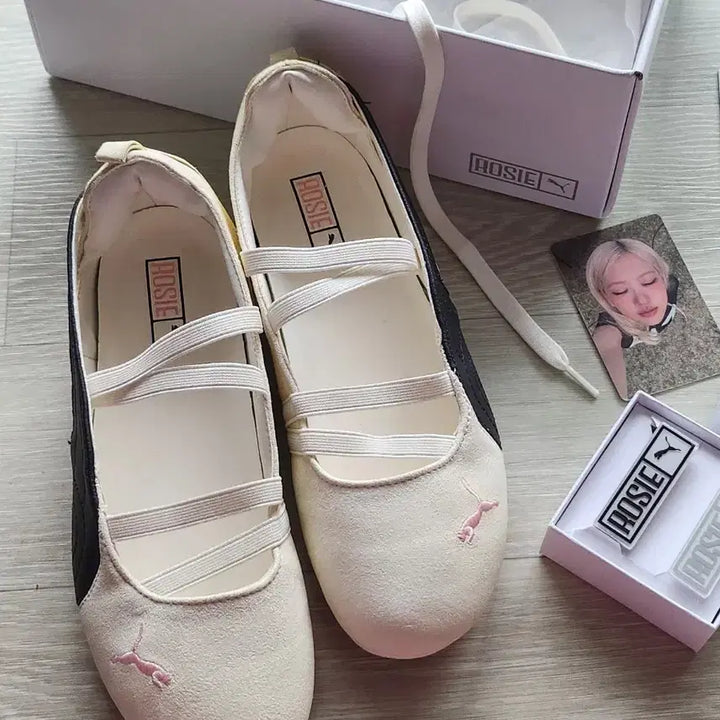 [SOLD OUT] 로제 퓨마 스피드캣 발렛 스웨이드 발레리나 메리제인