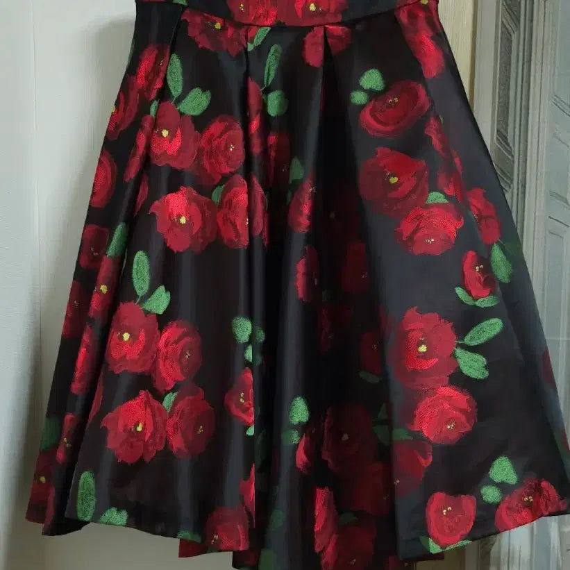 [BUNJANG] Senorita Silk Flare Long Skirt / 세뇨리따 실크100 실크 플레어 롱스커트 S 새상품