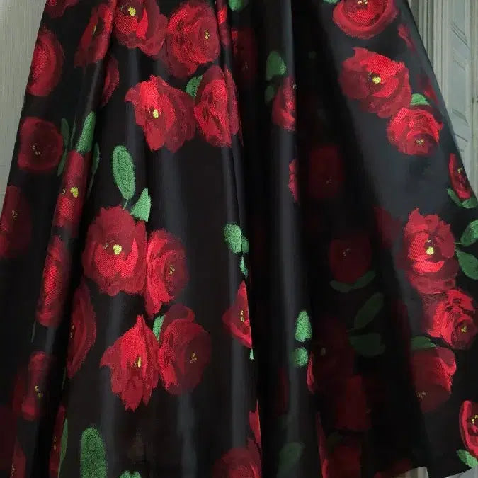 [BUNJANG] Senorita Silk Flare Long Skirt / 세뇨리따 실크100 실크 플레어 롱스커트 S 새상품