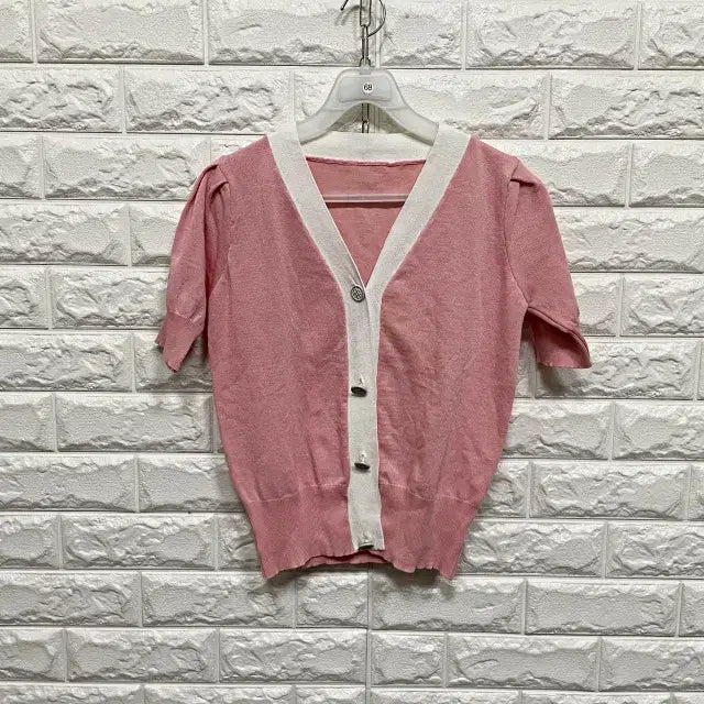 [BUNJANG] Unspecified Short Sleeve Cardigan / ㅇ68 반팔 가디건