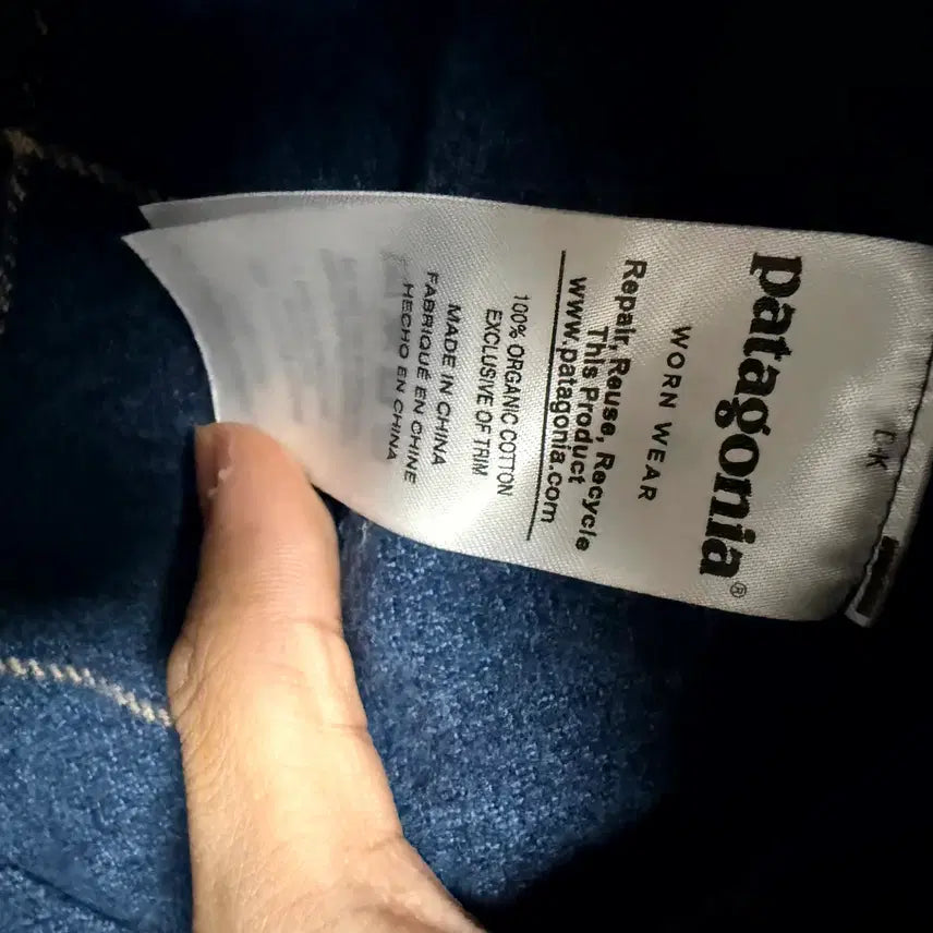 [BUNJANG] Patagonia Organic Cotton Checkered Shirt / 파타고니아(Patagonia) 오가닉 코튼 체크 셔츠 L