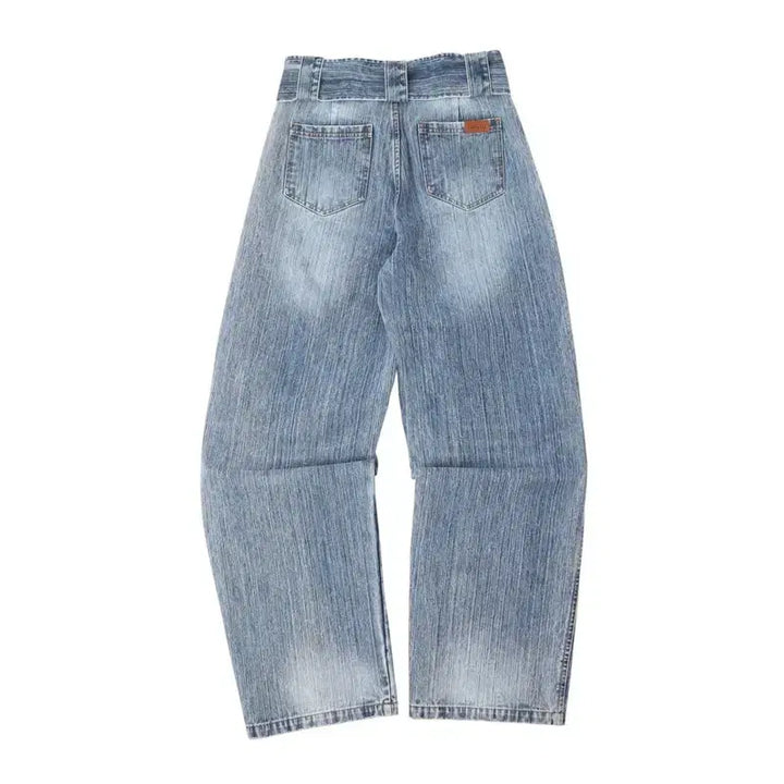 [BUNJANG] 24ans Belted Flare Denim Pants / 24ans 벨티드 플레어 데님팬츠