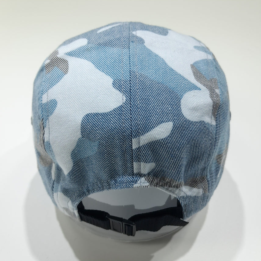 [SOLD OUT] CL740 슈프림 미국판 워시드블루 밀리터리 카모 캠프캡 모자